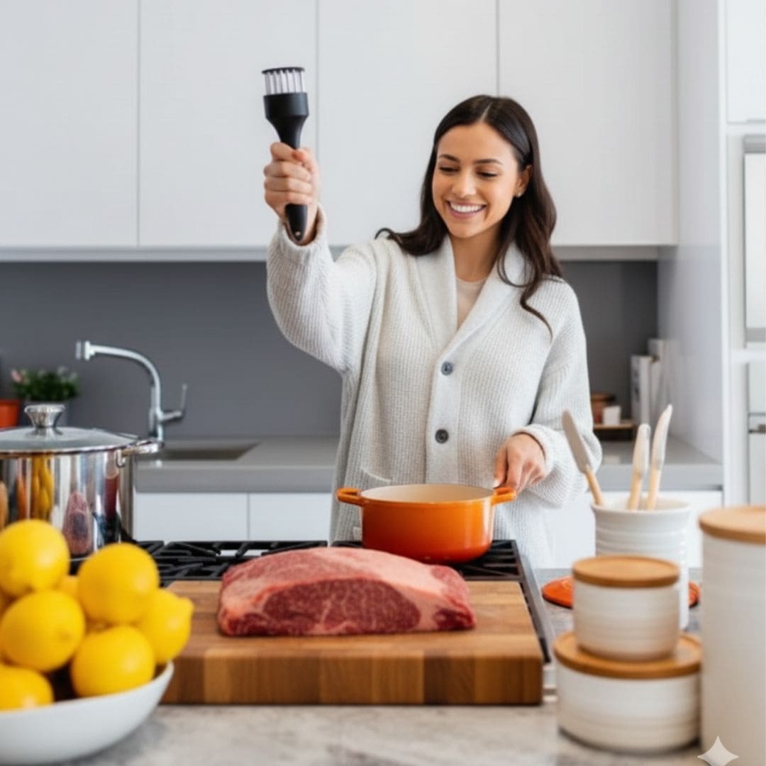 EasySoftᵀᴹ Ablanda carne, chancho, pollo y pescado en segundos