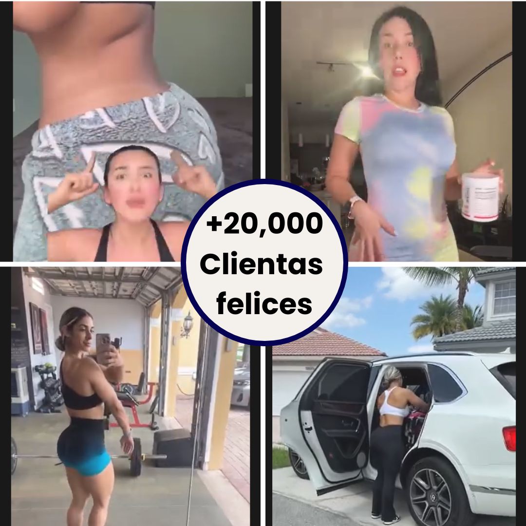 Creatina para mujeres - Pompis firmes y naturales sin cirugías