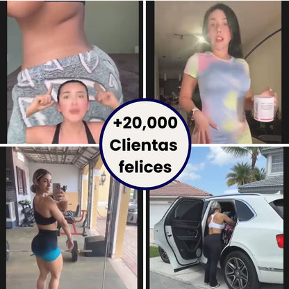 Creatina para mujeres - Pompis firmes y naturales sin cirugías