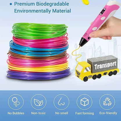 Pack de Filamentos PLA para Pluma Creativa 3D