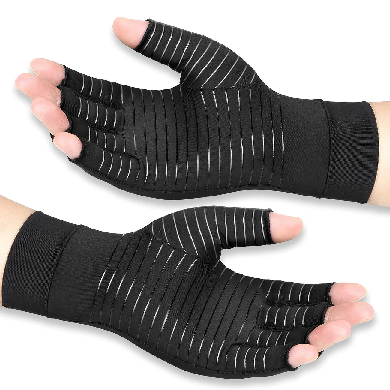 Guantes de Comprensión Anti-dolor para Artritis y túnel carpiano + Ajustable (2 en 1)_El Original