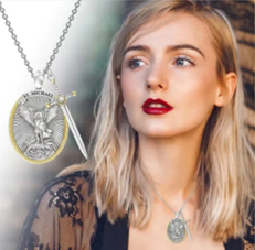 Collar de San Miguel Arcángel – Tu Escudo Espiritual Bendecido contra el Mal