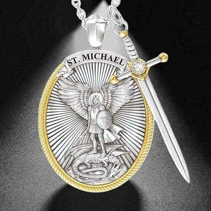 Collar de San Miguel Arcángel – Tu Escudo Espiritual Bendecido contra el Mal