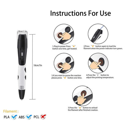 Pluma Creativa 3D - Creatividad al Máximo